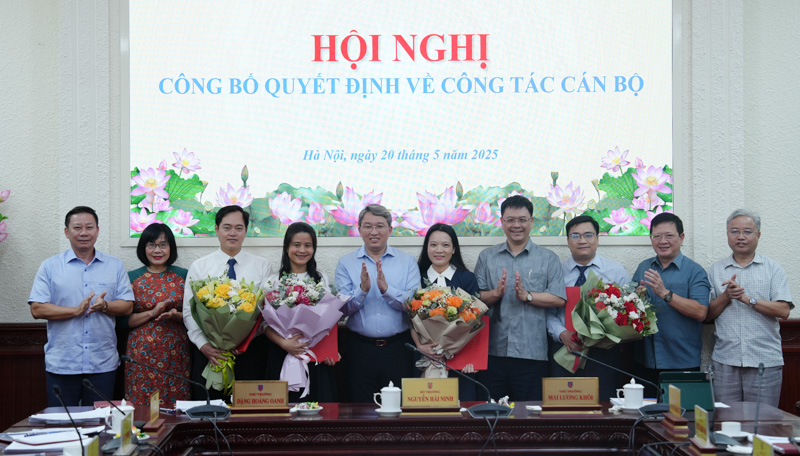 ​Bộ Tư pháp công bố quyết định về công tác cán bộ